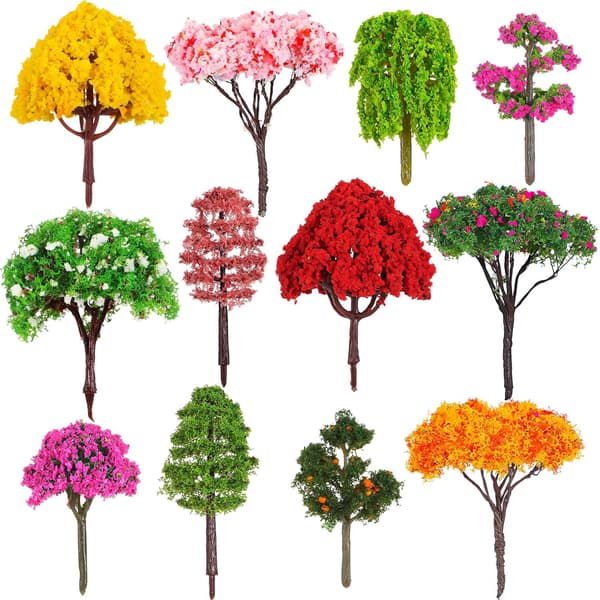 Model Tree Miniature Tree Ornament Realistic Craft Landscape Decor