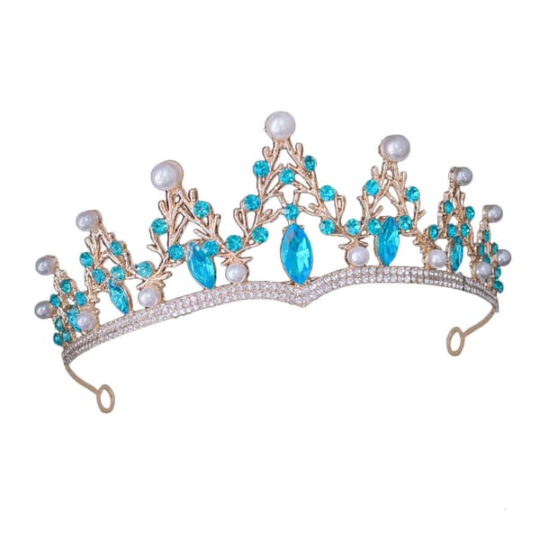 Rhinestone Tiara Krone til Kvinder Bryllupshovedbeklædning, Brudetilbehør