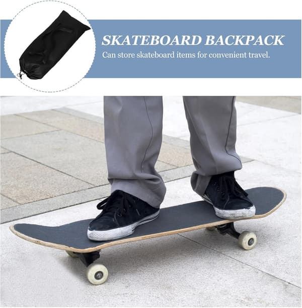 Skateboard Backpack Large Board Bag with Adjustable Straps Thickened Portable Skateboard Bag