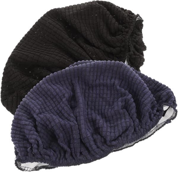 2 stk runde stolsetetrekk for barkrakker, elastiske vaskbare stoltrekk i polyester