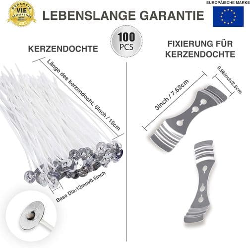Cubic Zirconia Store® - Veke for lys - Garanti støpejern