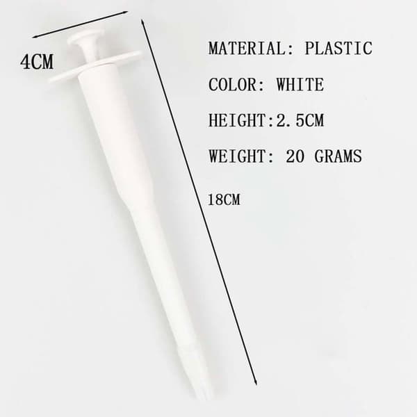 White Pet Medicine Dispenser - Secure Side Pill Press - For Cats and Small Dogs - Simplified Feeding