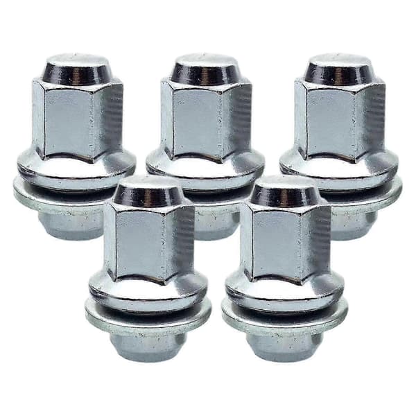 5x Hjulmutter Rustfritt Stål M12 X 15 Passer Jaguar Xf Xks X Type C2c35294 -Sy