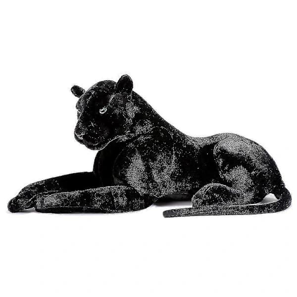 Deluxe Paws Stor Svart Panter Realistisk Kosedyr Leketøy 100 cm
