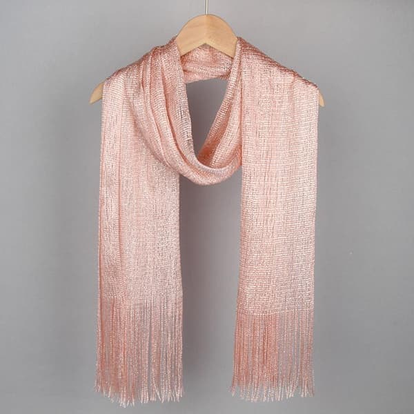 Glitrende metalliske sjaler og wraps til bryllup/fest/formelle kjoler