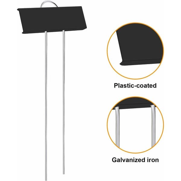Plant Markers, Plant Label Markers, 12 Pcs Durable Stainless Steel Metal