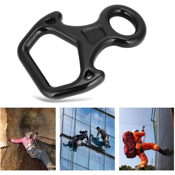 Klätterrepellering Ring 25KN Figur 8 Repellering Ring Klättring Räddningsutrustning för Nedstigning, Rappellering