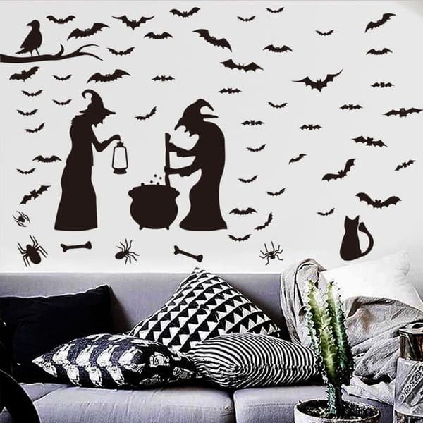 Noitataikuuslääke, Halloween-tarra, purkki, olohuone, makuuhuone