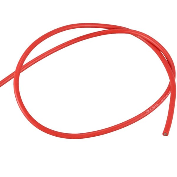 Silicone Cable High Temperature Silicone Wire Red 12 AWG 5Meter