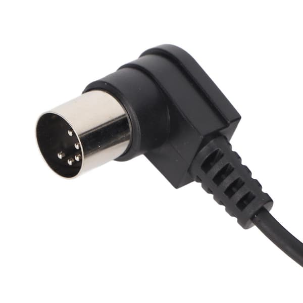3,5 mm - 90 asteen MINI DIN 5-pinninen urosliitin, vakaa DC 3,5 mm KLB