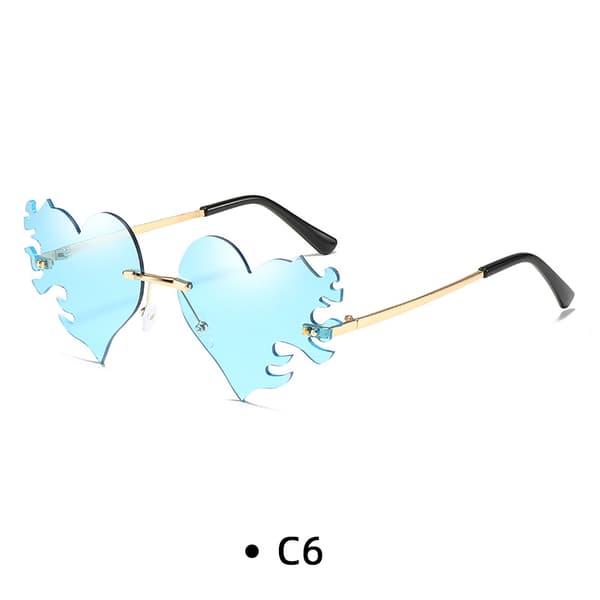 2 par kreative solbriller Unisex dekorative festsolbriller