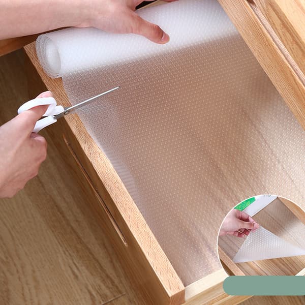 Waterproof Transparent EVA Cabinet Mat Kitchen Refrigerator Wardrobe Drawer Mat