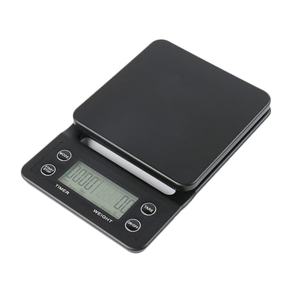 Digital Kitchen Scale Weight Gram and Oz for Baking Cooking, Accurate Graduation 1G/0.1Oz, Black