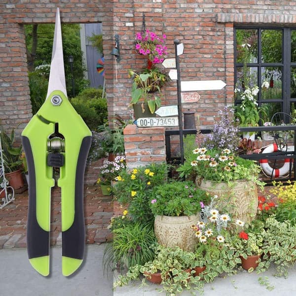 2 stk. Saks i rustfritt stål for planter, hage og plen