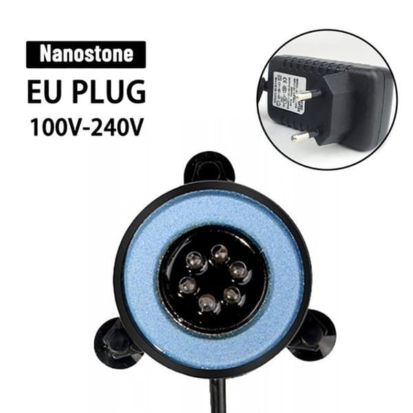 LED akvariebelysning, luftstenbubblor ljusfärgade lampor akvarium bubbla KLB