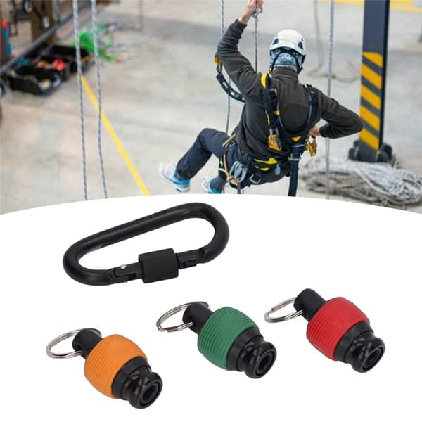 3PCS 1/4 inch Hex Handle Aluminum Alloy Screwdriver Bit Holder Keychain Extension Rod Drill Screw Adapter