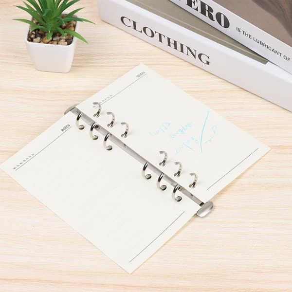 2 stk. A5 Ringbind a5 Pärm 6 Ringe a5 Notesbog 6-hullers Ringbind