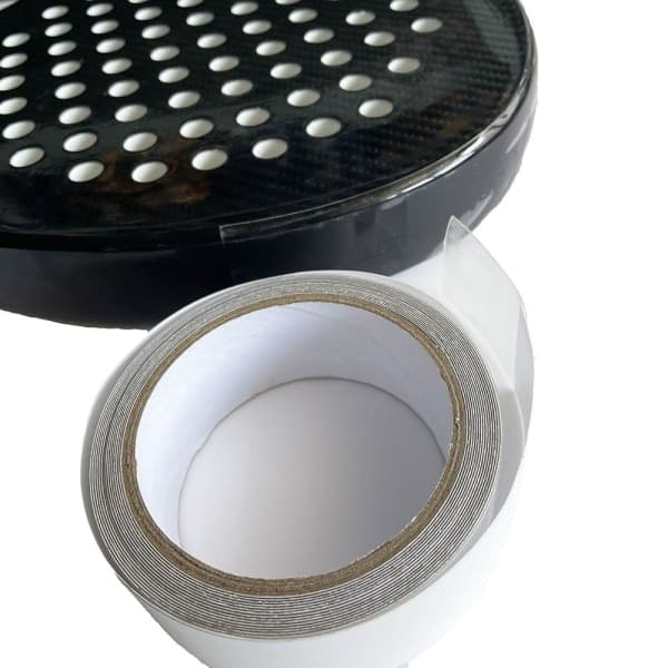 Tennisracket Hoved Sticker Paddle Beskyttelsestape Reducer Effekt - Spot Salg