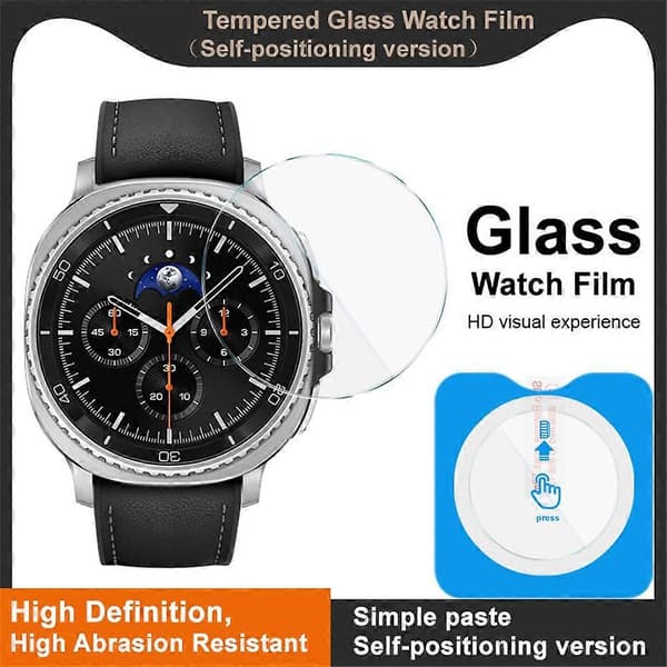 IMAK Tempered Glass Screen Protector for Samsung Galaxy Watch8 Classic 46mm with Installation Tool (FMY)