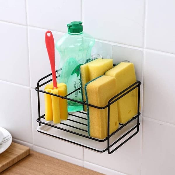 Kitchen Sponge Rack, Sink Caddy, Kitchen Sink Organizer, Storage