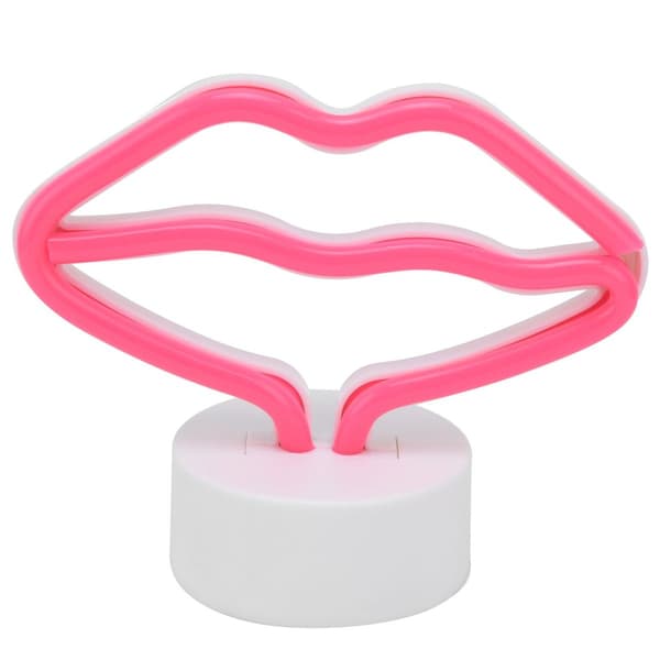 Leppeformet USB-neonlyslampe for barneromsfest KLB