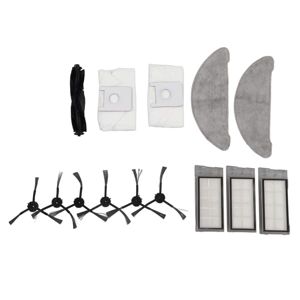 Robot Vacuum Cleaner Accessory Kit, Brush, Dust Bag, Cleaning Cloth for EVE PLUS