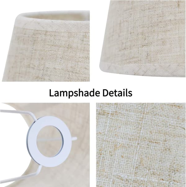 E14 Lampeskærme til sengebord, krystalvæglampe, lampe kandelaber (2 stk)