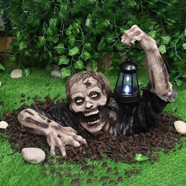 Harpiksstatue, Halloween-pynt, Halloween-dekorasjoner for hage, hage
