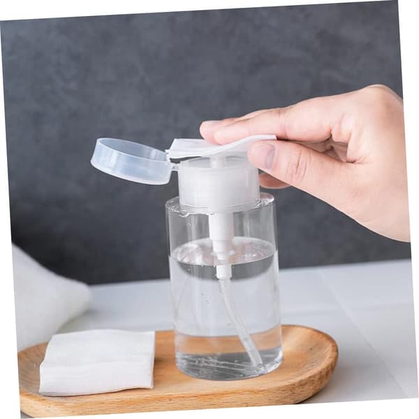 Press-top travel storage bottles 2pcs 300ml leak-proof reusable lotion and liquid holders