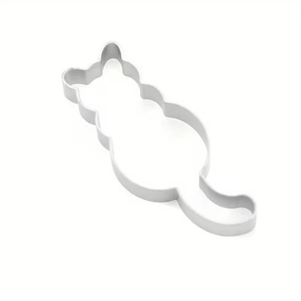Glad kattformad aluminiumkakform, non-stick bakform för kakor