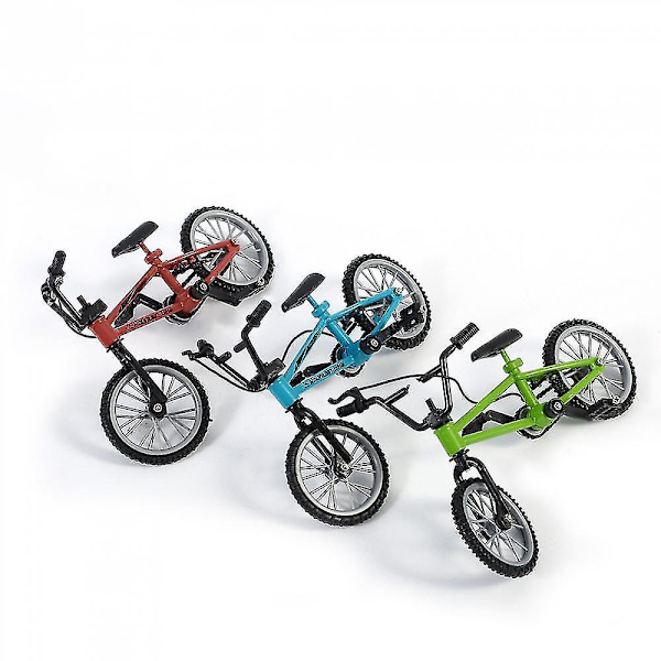Mini Simulationslegering Cykel Børns Sjove Mini Cykel Legetøjsornamenter blue
