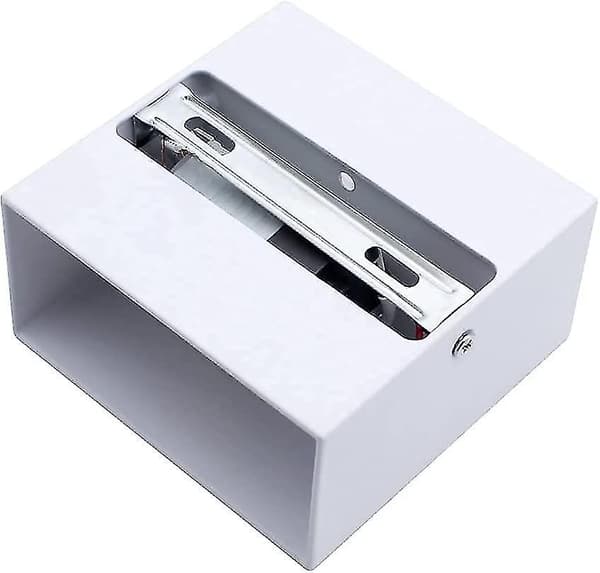1 Piece Modern Led Aluminum Wall Sconce White Square Wall Sconce 10 X 10 X 5 Cm Waterproof Suitable