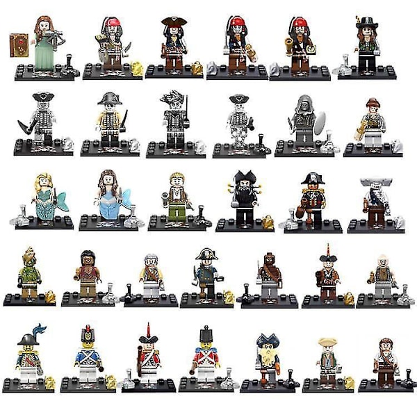Pirates Of The Caribbean Byggeklodser Black Pearl Byggeklodser Minifigur Børn A