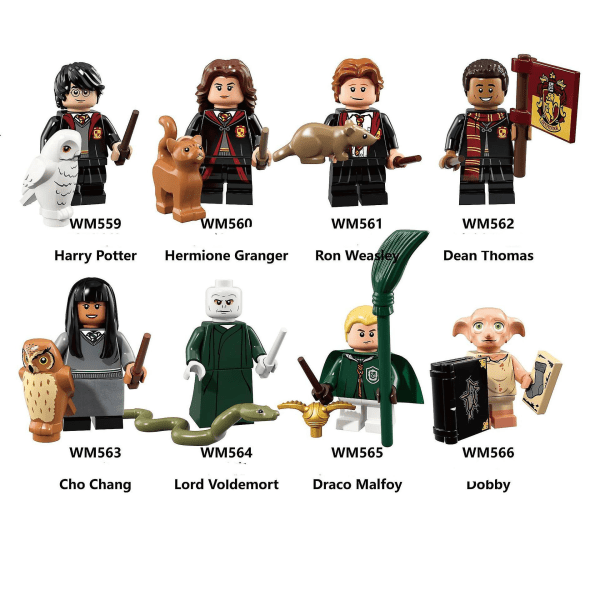 Harry Potter Series Character Voldemort Graves Children's Puzzle Assembled Building Block Minifigure Toys