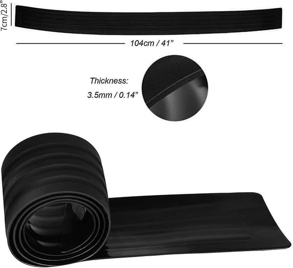 Bumper Protector Rubber,rear Bumper Rubber Strip Protection