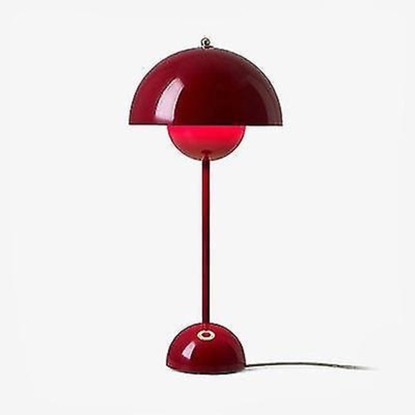 Modern Iron Flowerpot Table Lamps For Bedroom Living Room Bedside Tabl Red