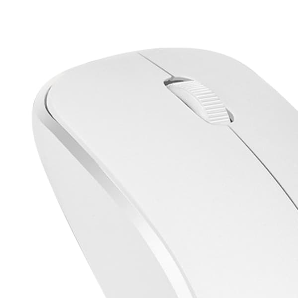 T12 Wireless Mouse 2.4g 1200dpi Mini Ergonomic Rechargeable Computer Silent Gaming Mouse For Pc White