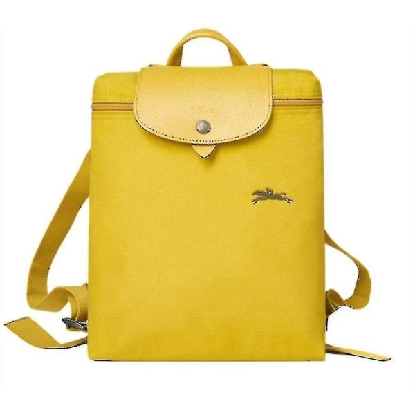 Longchamp Dumpling Bag Casual Lightweight Waterproof Nylon Backpack A Yellow