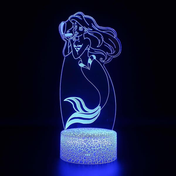 3D Illusion Lamp 7 Colors Optical Change Touch Light USB and Remote Control Art Deco Make A Romantic