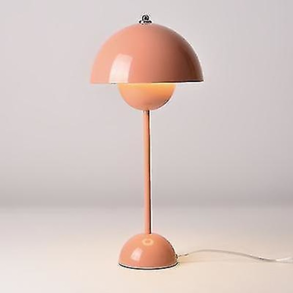 Modern Iron Flowerpot Table Lamps For Bedroom Living Room Bedside Tabl Pink