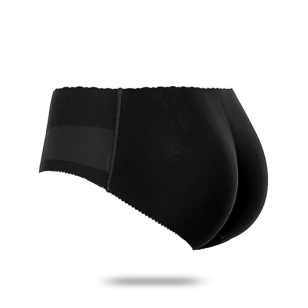 Women Padded Push Up Panties Butt Lifter Shaper Fake Ass Low-waist 138black S