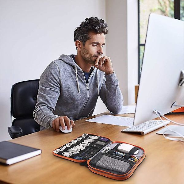 Multi-function Travel Digital Storage Bag Mobile Power Headset U Disk Data Cable Storage Bag Cable Bag Usb Gadget Organizer