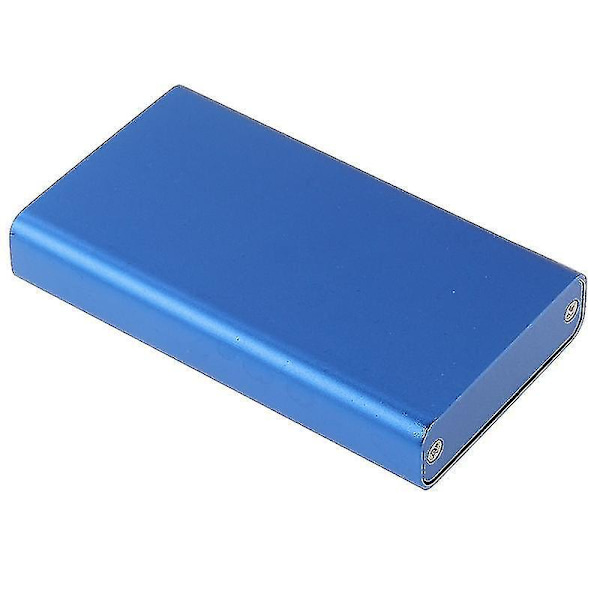 6gb/s Msata Solid State Disk Ssd Til Usb 3.0 Harddisk Kabinett (blå)