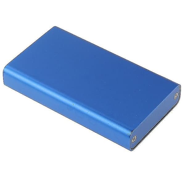 6gb/s Msata SSD-levy Usb 3.0 -kiintolevykoteloon (sininen)