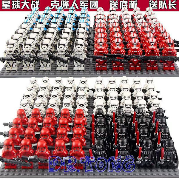 21 kpl Star Wars 322 Legion Clone Soldier Rakennuspalikat Pienoiskoossa Lasten Kootut Lelut Star Troopers-29