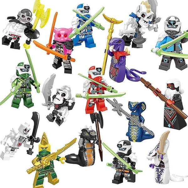Phantom Ninja Model Children's Block Toy Boy Girl Assembly Assembling Blocks Blocks Without Packing Box