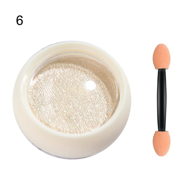 2g Mirror Effect Nail Aurora Powder Persistent With Brush Solid Chrome Manicure Art Decorations Rubbing Dust For Female 6
