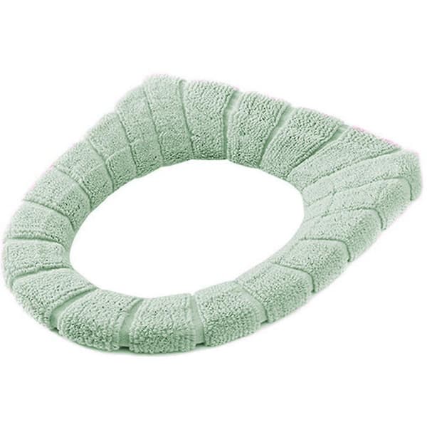 Bathroom Soft Thicker Warmer Stretchable Washable Cloth Toilet Seat