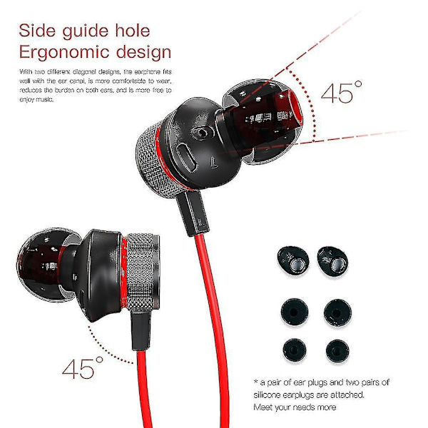 Plextone G15 3,5 mm:n langalliset nappikuulokkeet äänenvoimakkuuden säädöllä ja mikrofonilla A