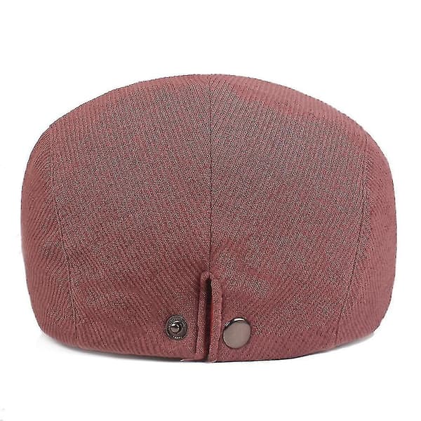 Herre Beret Hue Efterår Vinter Varm Hat Flat Cap Britisk Beret Solskærm